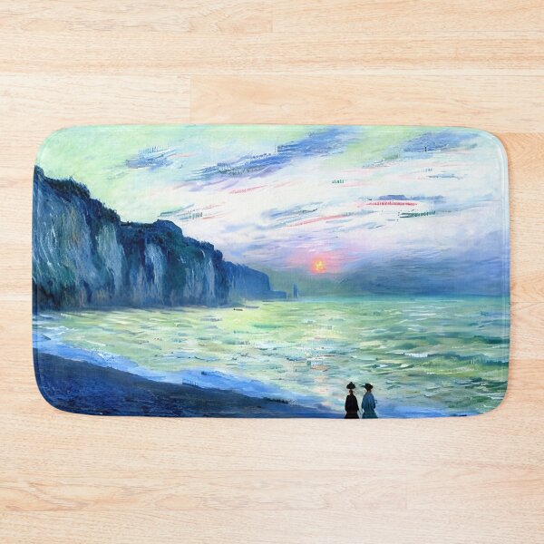 Item preview, Sunset at Pourville: A Radiant Impressionist Seascape  designed and sold by artdesignsnow.
