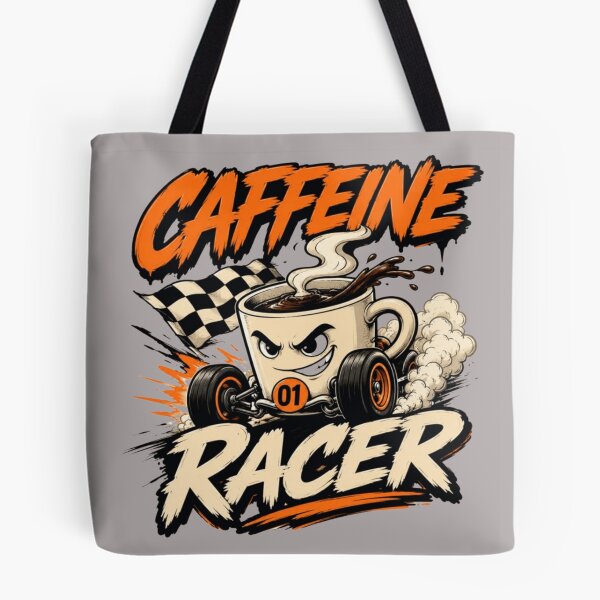 Item preview, Caffeine Racer Funny Coffee Cup Racing Coffee Lover Design designed and sold by RajDeals.