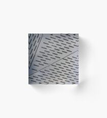 Metal shapes with line notches Acrylic Block