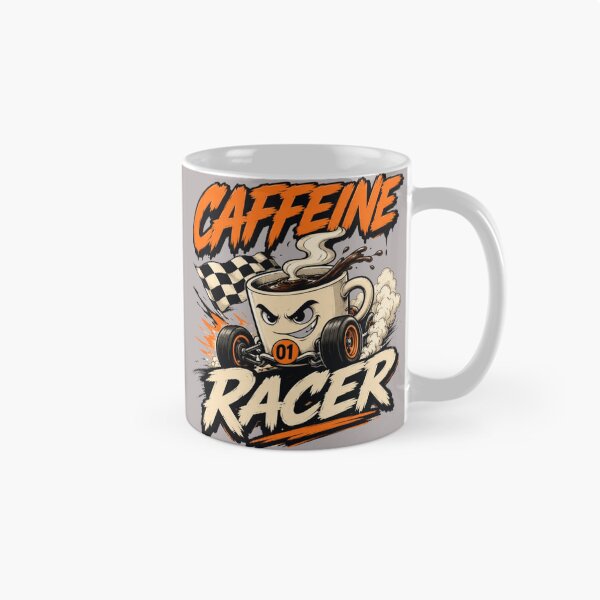 Item preview, Caffeine Racer Funny Coffee Cup Racing Coffee Lover Design designed and sold by RajDeals.