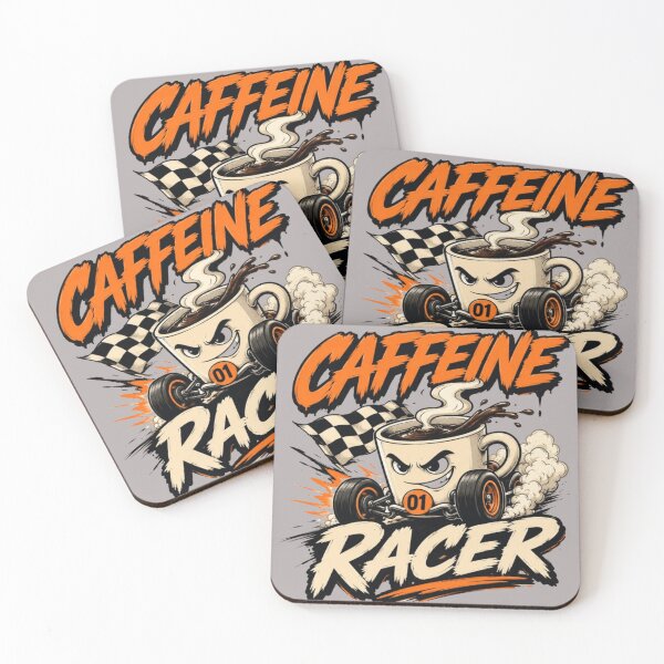 Item preview, Caffeine Racer Funny Coffee Cup Racing Coffee Lover Design designed and sold by RajDeals.