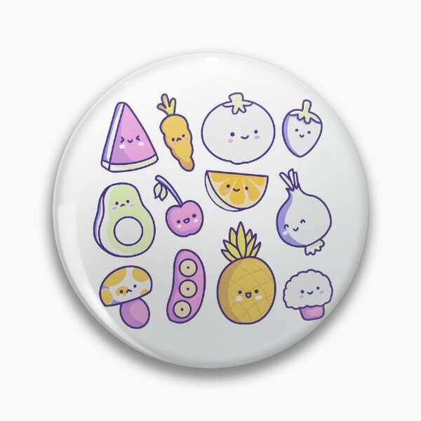 Artikelvorschau, Ästhetisches Kawaii-Obst und -Gemüse entworfen und verkauft von daviddisiniga.