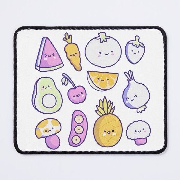 Item preview, Aesthetic Kawaii Fruit & Vegetable designed and sold by daviddisiniga.