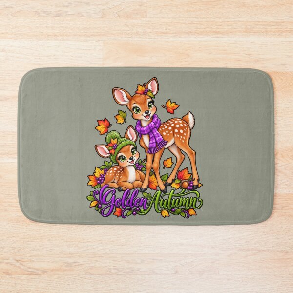 Item preview, Golden Autumn Deer – Cute Fall Fawns designed and sold by Aimetoi.