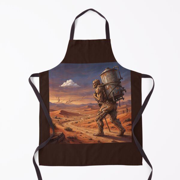 Item preview, Stone Golem Carrying Water Desert Supply Fantasy Art designed and sold by Michaelragheb.
