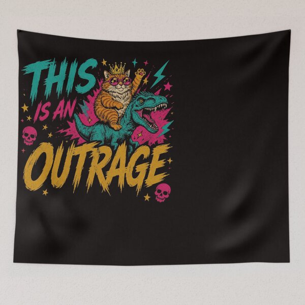 Item preview, Dungeon Crawler Carl Tshirts This Is An Outrage Princess Donut Cat Litrpg Lover Gifts designed and sold by Hydlaaksmndriss.