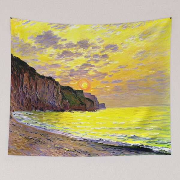 Item preview, Sunset, Foggy Weather, Pourville designed and sold by artdesignsnow.
