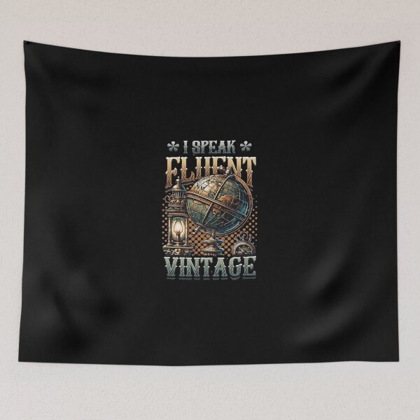 Item preview, Speak Fluent Vintage Globe Lantern Compass Art designed and sold by tommieim.