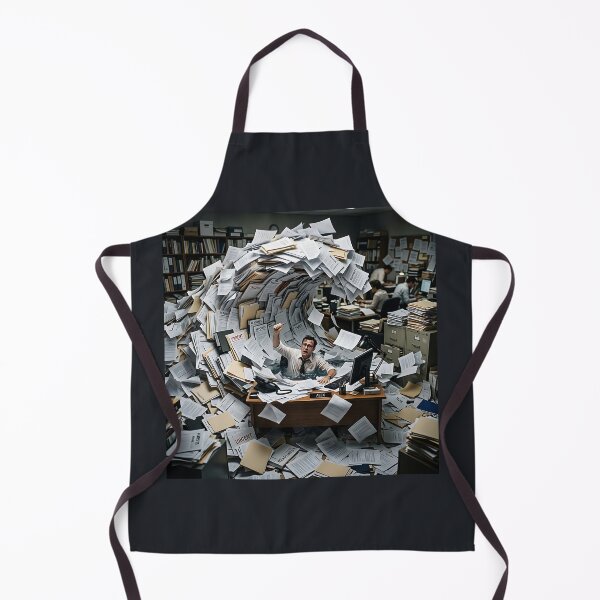 Item preview, Drowning in Paperwork Massive Office Wave Stress Art designed and sold by Michaelragheb.
