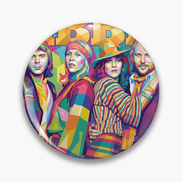 Item preview, ABBA Colorful Pop Art designed and sold by SiksisArt.