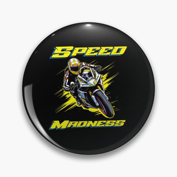 Item preview, Speed Madness Motorcycle Rider Graphic designed and sold by tommieim.