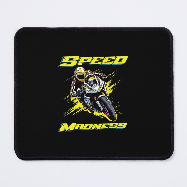 Item preview, Speed Madness Motorcycle Rider Graphic designed and sold by tommieim.