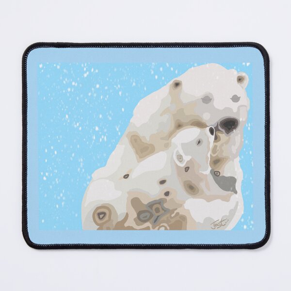 Item preview, Polar Bears in the Snow designed and sold by TinaJostDesigns.