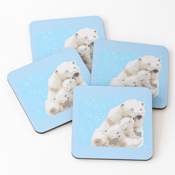 Item preview, Polar Bears in the Snow designed and sold by TinaJostDesigns.