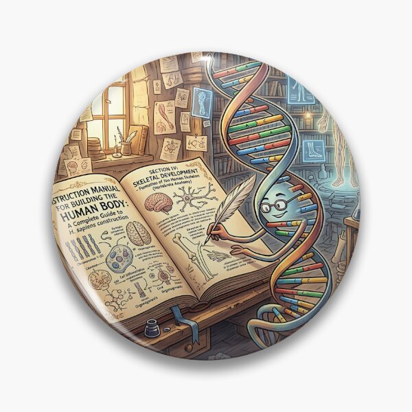Item preview, DNA Helix Writing Human Body Instruction Manual Genetics designed and sold by Michaelragheb.