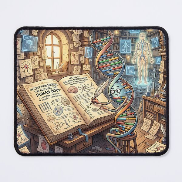 Item preview, DNA Helix Writing Human Body Instruction Manual Genetics designed and sold by Michaelragheb.