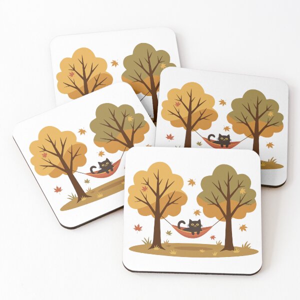 Item preview, Cat and autumn designed and sold by ANVivid.