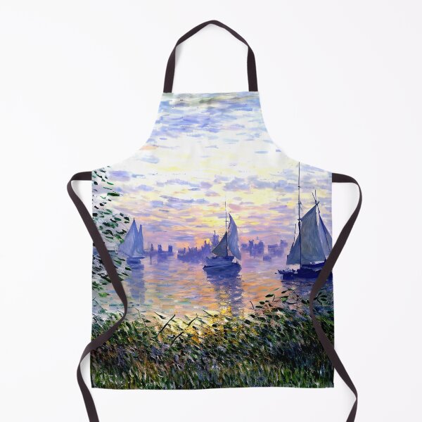 Item preview, Sunset on the Seine: A Luminous Impressionist Landscape designed and sold by artdesignsnow.