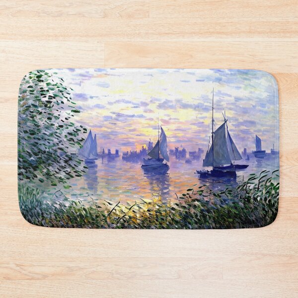 Item preview, Sunset on the Seine: A Luminous Impressionist Landscape designed and sold by artdesignsnow.