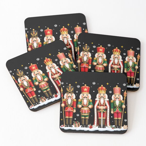 Item preview, Nutcracker Squad Classic Christmas Holiday Soldiers designed and sold by varin-studio.