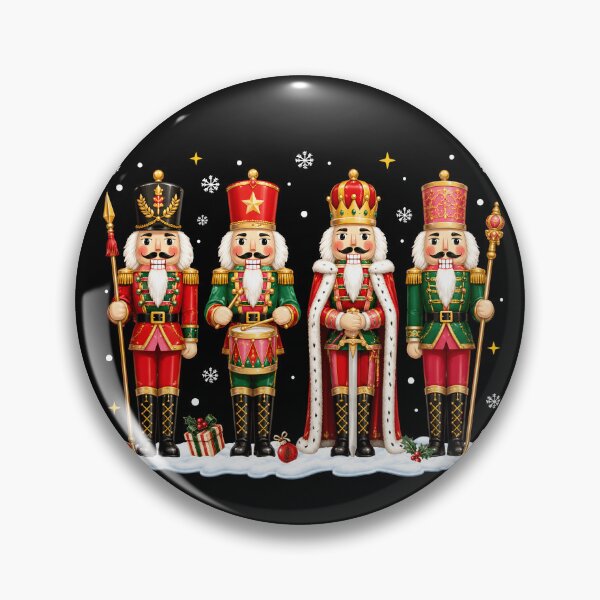 Item preview, Nutcracker Squad Classic Christmas Holiday Soldiers designed and sold by varin-studio.
