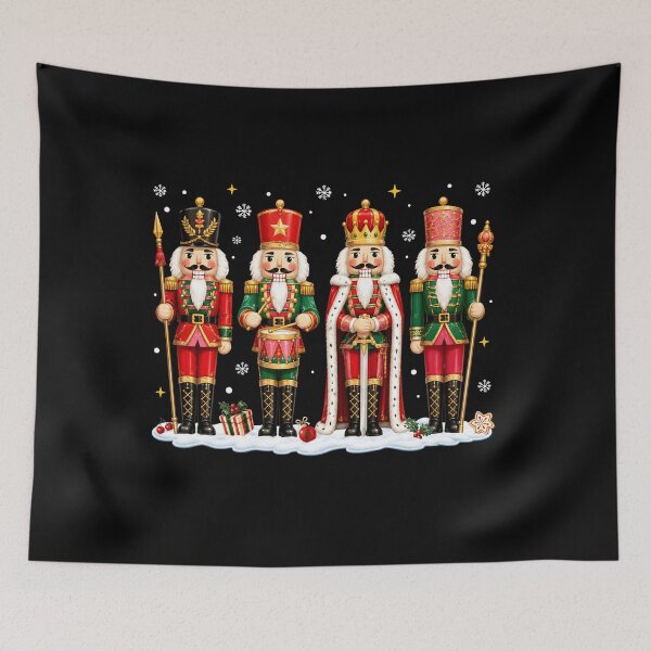 Item preview, Nutcracker Squad Classic Christmas Holiday Soldiers designed and sold by varin-studio.