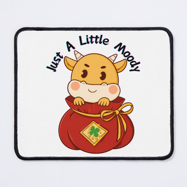 Item preview, Just A Little Moody 2023 Cute Cow Essential designed and sold by kynlie-luker.