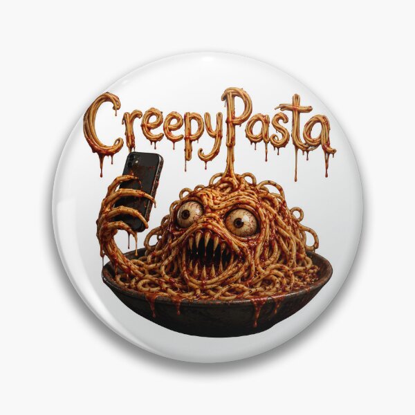 Item preview, Creepy Pasta - Scary Spaghetti Monster Funny Food Horror Art designed and sold by HorrorWorldWeb.