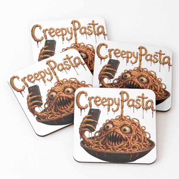 Item preview, Creepy Pasta - Scary Spaghetti Monster Funny Food Horror Art designed and sold by HorrorWorldWeb.