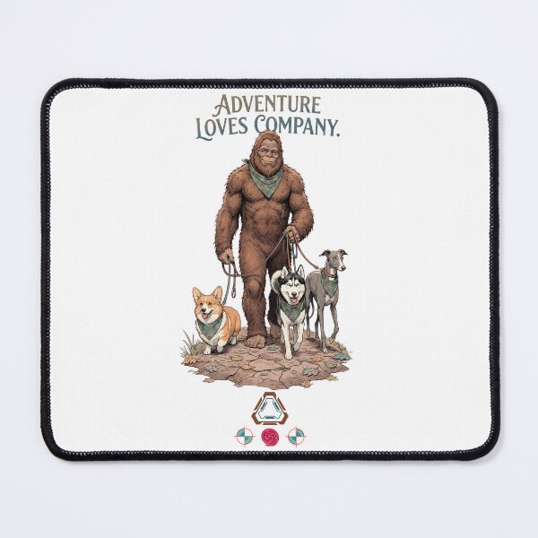 Item preview, Bigfoot's Best Buddies Dog Walker designed and sold by Whimsy Trail Co.
