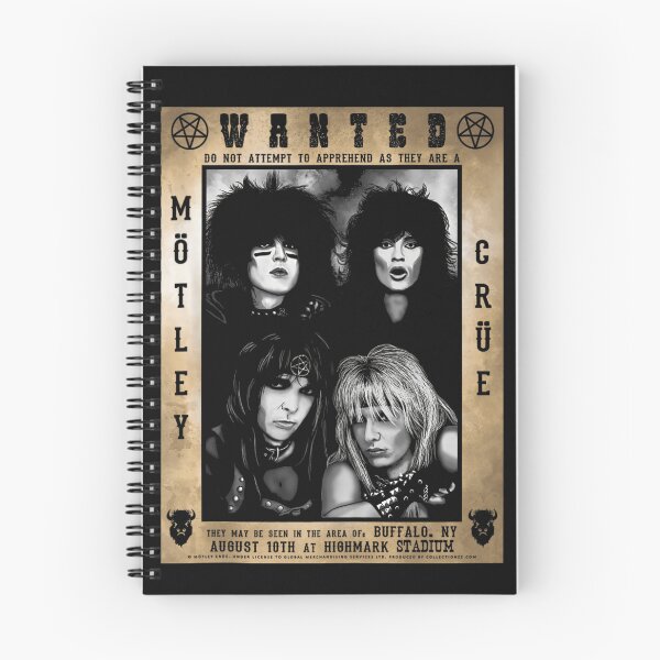 Item preview, Mötley Crüe Buffalo Stadium Tour Wanted Design designed and sold by William Garrison.