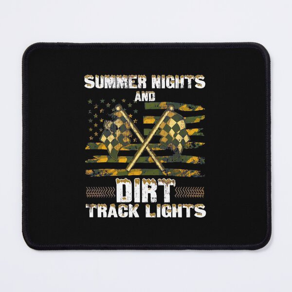 Item preview, Summer Nights Dirt Track Lights Racing American Flag designed and sold by borlaydriebau.