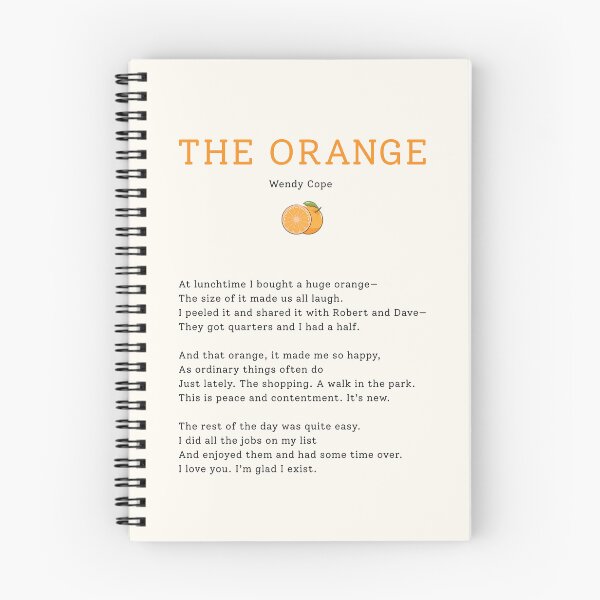 Item preview, The Orange poem designed and sold by corbrand.