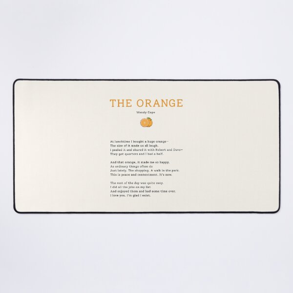 Item preview, The Orange poem designed and sold by corbrand.