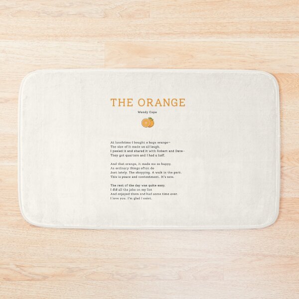 Item preview, The Orange poem designed and sold by corbrand.