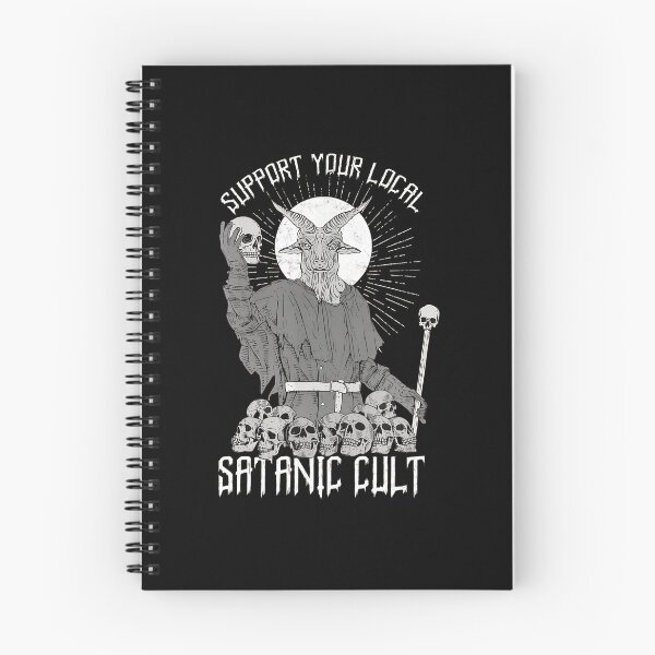 Item preview, Support Your Local Satanic Cult Goat Skull designed and sold by krsherr.