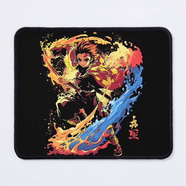 Item preview, Tanjiro Kamado Fire Water Breathing Anime Art | ⭐⭐⭐⭐⭐ designed and sold by syveren.