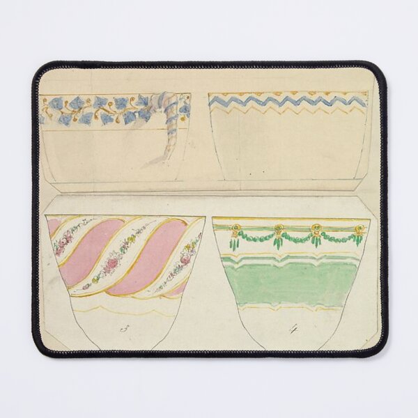 Item preview, Vintage Teacups Sketches 1845 designed and sold by AnimaliaStar.