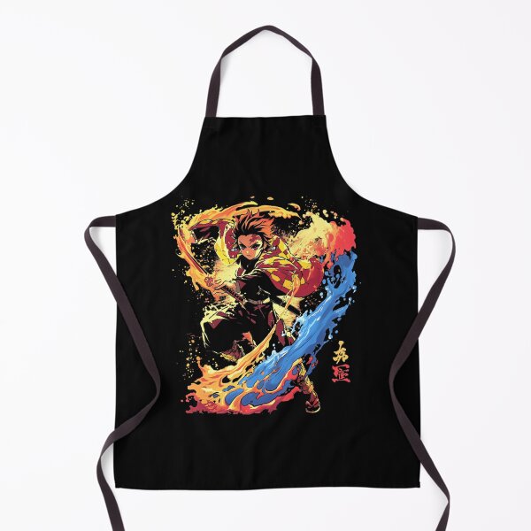 Item preview, Tanjiro Kamado Fire Water Breathing Anime Art | ⭐⭐⭐⭐⭐ designed and sold by syveren.