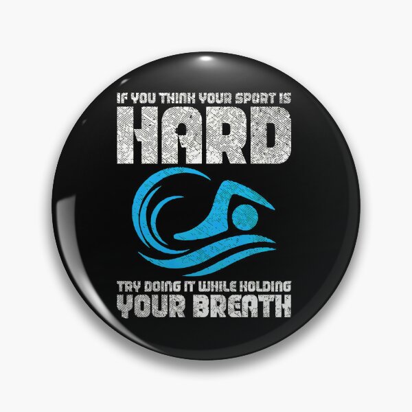 Item preview, Swimmer Breath Hold Sport Hard Motivation designed and sold by borlaydriebau.