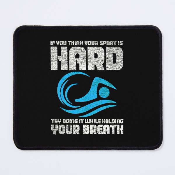 Item preview, Swimmer Breath Hold Sport Hard Motivation designed and sold by borlaydriebau.