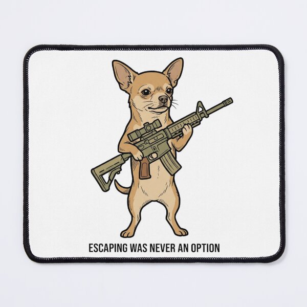 Item preview, Tactical Chihuahua Escaping Was Never An Option Funny Guard Dog Humor designed and sold by raedattia.