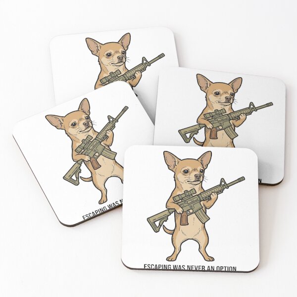 Item preview, Tactical Chihuahua Escaping Was Never An Option Funny Guard Dog Humor designed and sold by raedattia.