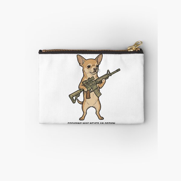 Item preview, Tactical Chihuahua Escaping Was Never An Option Funny Guard Dog Humor designed and sold by raedattia.