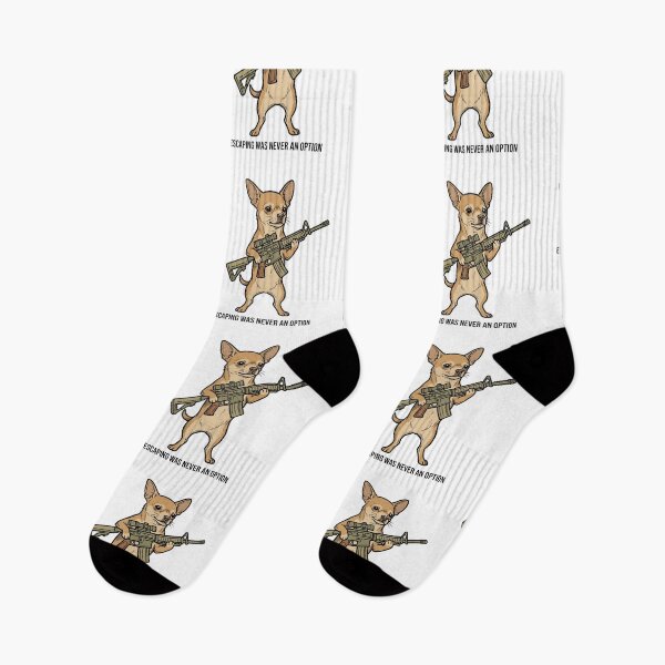 Item preview, Tactical Chihuahua Escaping Was Never An Option Funny Guard Dog Humor designed and sold by raedattia.