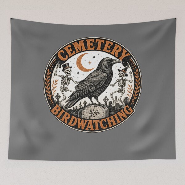 Item preview, Halloween Bird Watching Spooky Birder Club Design designed and sold by JansenGS.