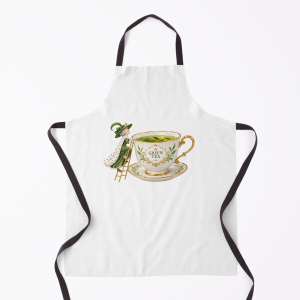 Item preview, Cute Queen Climbing Giant Green Tea Cup designed and sold by ArtNova17.