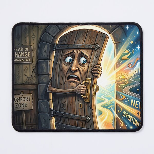 Item preview, Door of Opportunity Afraid of Comfort Zone designed and sold by Michaelragheb.