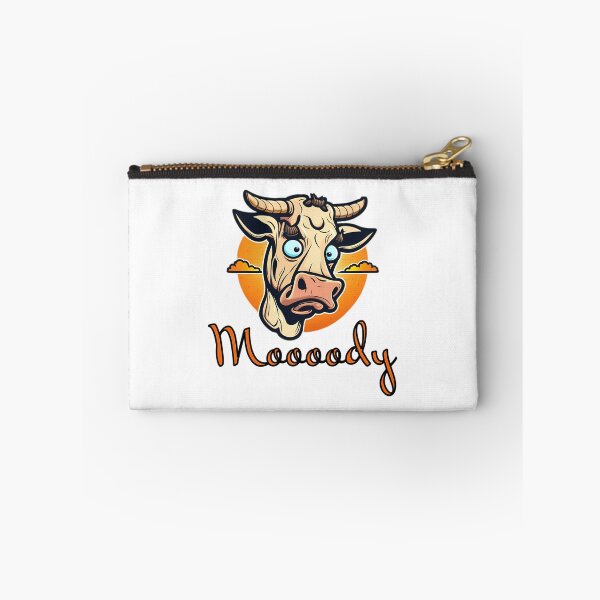 Item preview, Just A Little Moody Cow Sticker Moody Cow Sticker For Cow Lovers designed and sold by kynlie-luker.