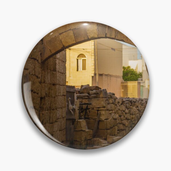 Item preview, Stone Alley Arch In Historic Old Town Alleyway With Sunlit Stone Walls And Quiet Path designed and sold by Nmallia.